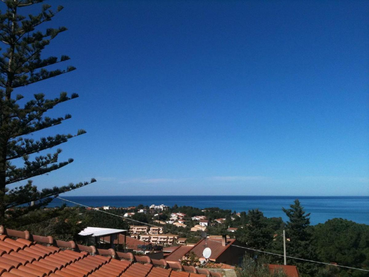 Stanza In Villa Con Giardino Vista Mare Cefalù Exterior foto